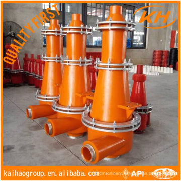 High efficiency drilling mud slurry hydrocyclone desander 10 inch